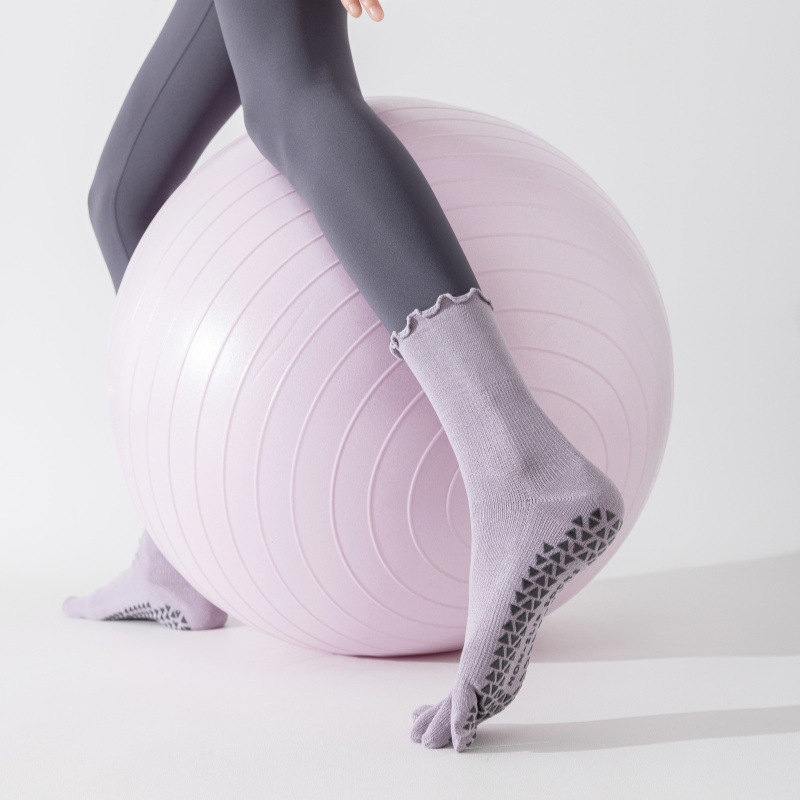 여성용 전문용 미끄럼 방지 5개 손가락 요가 양말, 실 - Pilate Yoga Workout 리뷰 및 가격