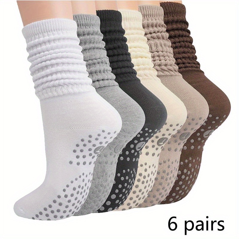 1/3 더블 스택 요가 양말, 실내 미끄럼 방지, 부드 - Medias Para Pilates Y Yoga 리뷰 및 가격