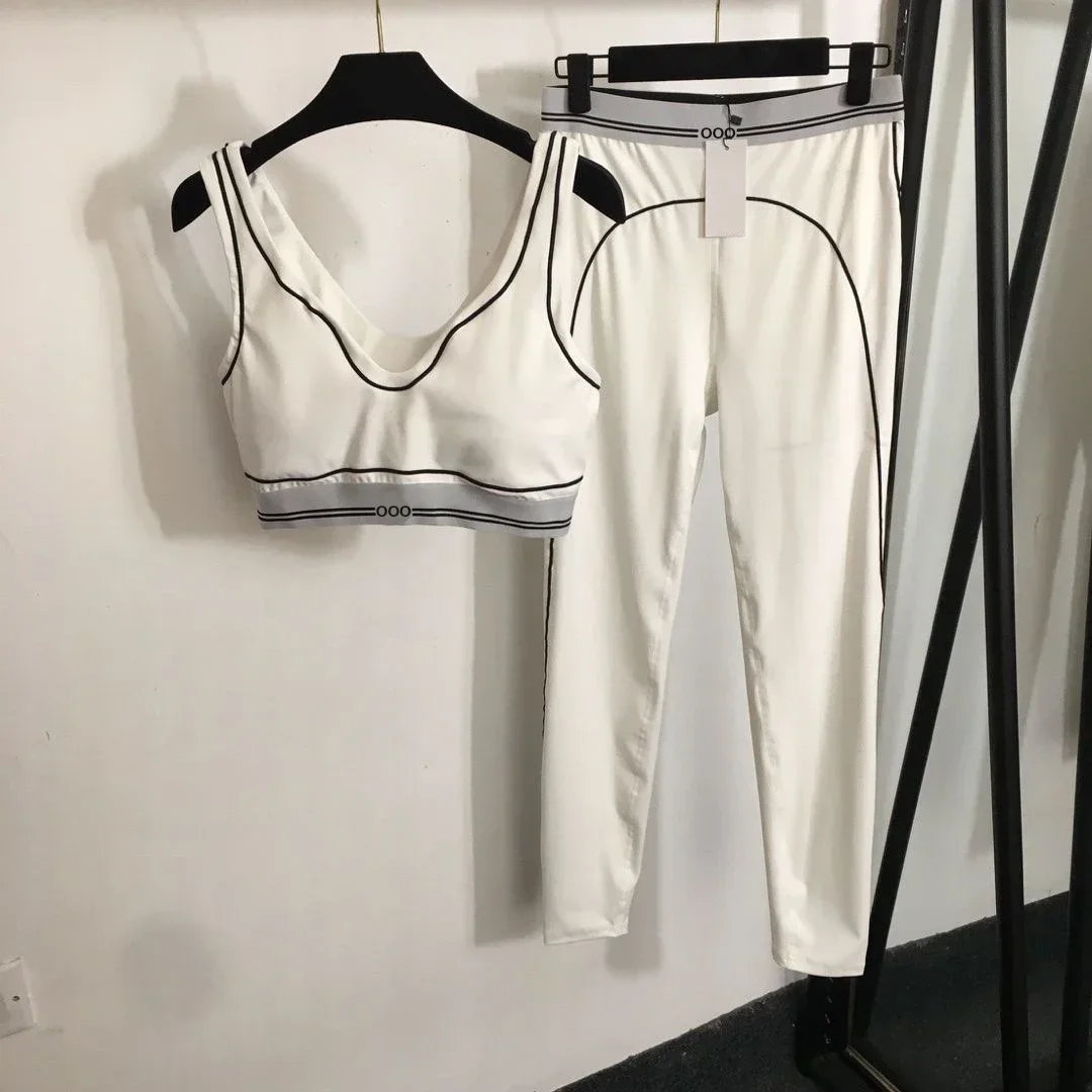 탱크탑과 바지 투피스 통기성 스트레치 캐주얼 러닝 스포 - Pilate Yoga Workout 리뷰 및 가격